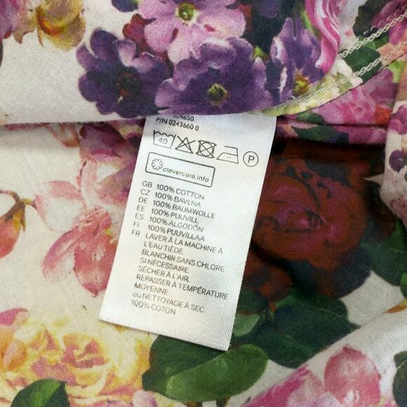 H&M L.O.G.G. Y2k Floral Button Up Blouse size 14 - Picture 8 of 8